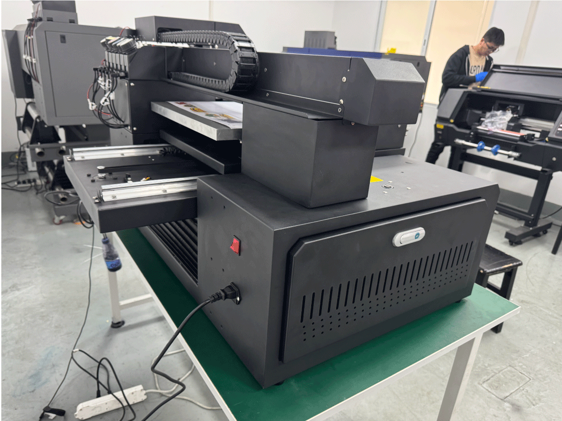 PLOTTER CAMA PLANA UV MEGAJET DE 40X60CMS CON 2 CABEZALES i1600 CMYK + W + V - Imagen 8