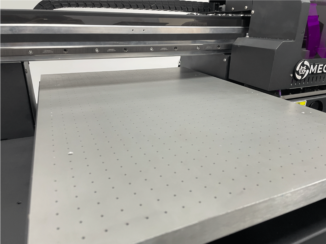PLOTTER CAMA PLANA UV MEGAJET DE 40X60CMS CON 2 CABEZALES i1600 CMYK + W + V - Imagen 14