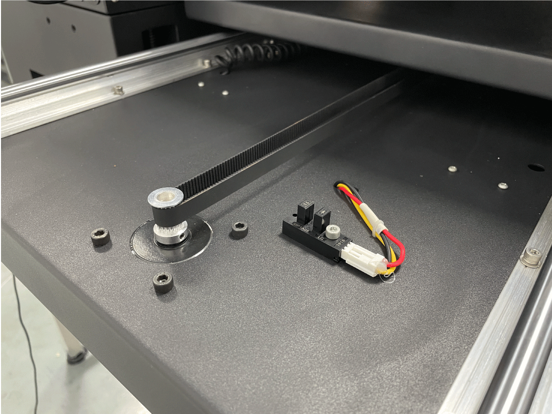 PLOTTER CAMA PLANA UV MEGAJET DE 40X60CMS CON 2 CABEZALES i1600 CMYK + W + V - Imagen 12